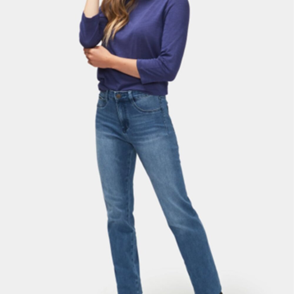 NWT French Dressing Jeans "Suzanne" straight leg jeans--16